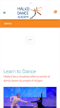 Mobile Screenshot of malkodance.com